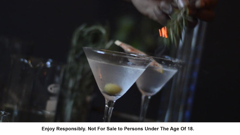 Geometric Gin - Garnish GIF
